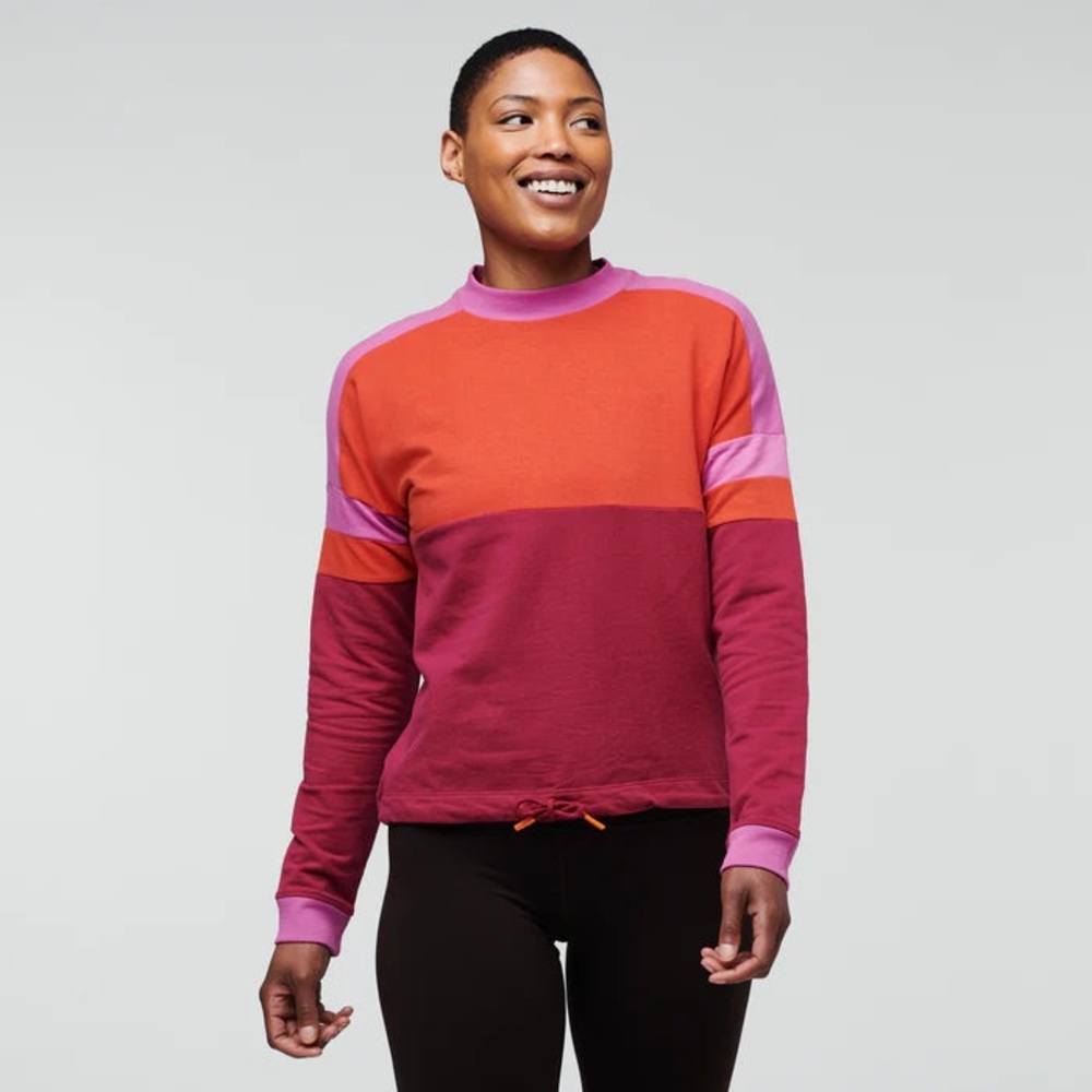 COTOPAXI | BANDERA SWEATSHIRT | CANYON AND RASPBERRY